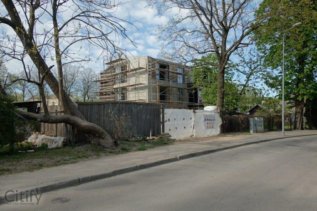 Meinharda nams (Čiekurkalna 2. līnija 4) - Daugiabutis - statybų nuotraukos