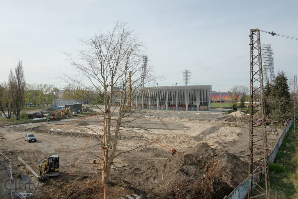 Ledus halle "Daugava" (Augšiela 1) - Spordikeskus - ehituse fotod
