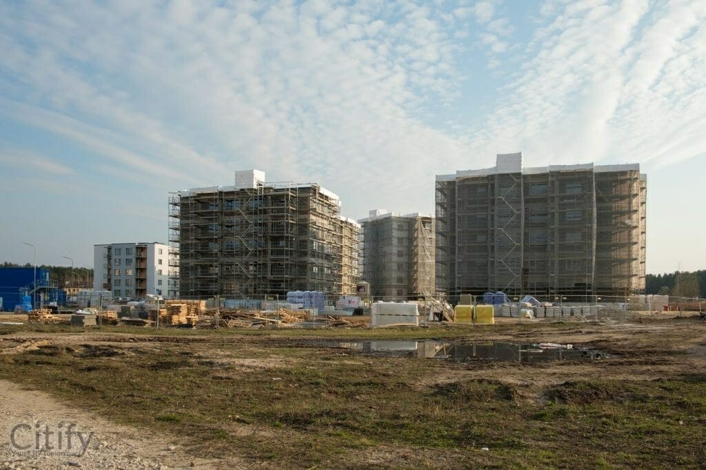 Trebū Home - 2. kārta (Kupriču iela 1B, 1G, 1E, 1F) - Daudzdzīvokļu nams - būvdarbu attēli