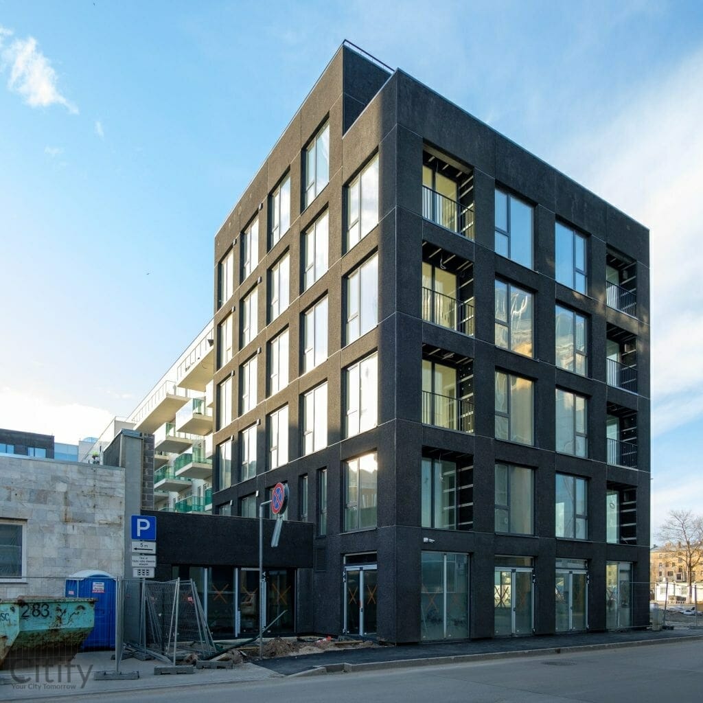 Viesturdārzs - 1. kārta (Rūpniecības iela 25) - Daugiabutis - statybų nuotraukos