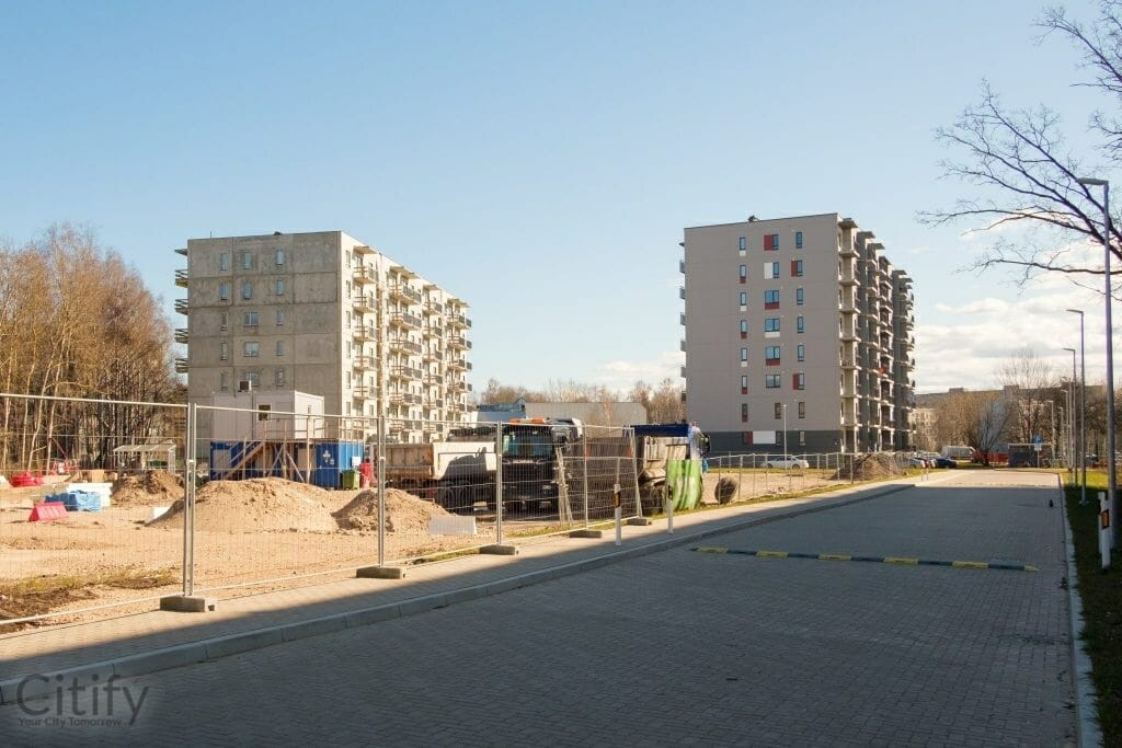 Green City (Upeņu iela 19, 21) - Multi apartment - construction photos
