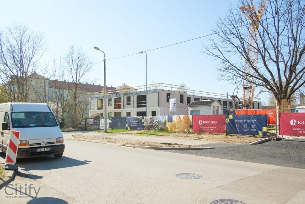 Divi Krasti (Ķengaraga iela 8A) - Multi apartment - construction photos