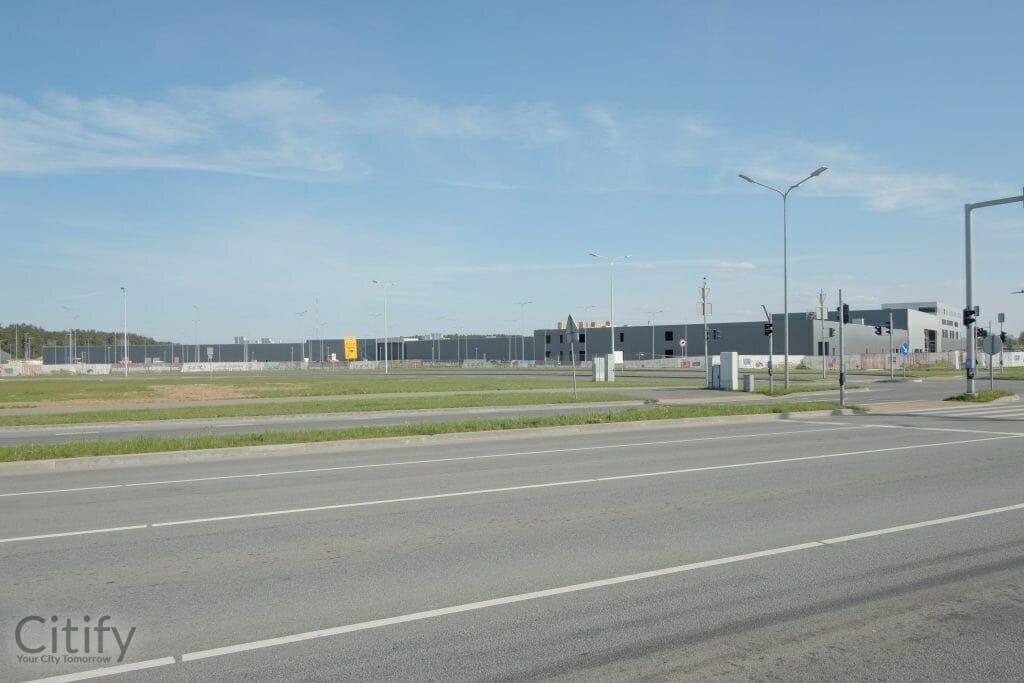 T/C Sāga (Biķeru iela 4) - Tirdzniecības centrs - būvdarbu attēli