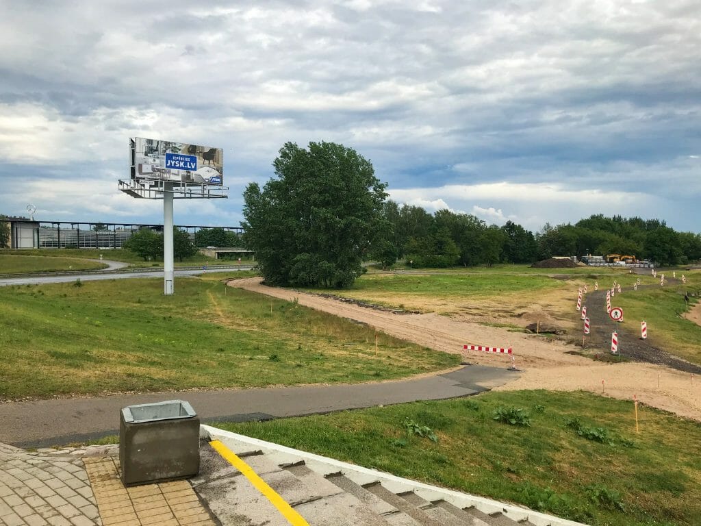 Krasta ielas gājēju un velosipēdu ceļš (Krasta iela) - Bike path - construction photos