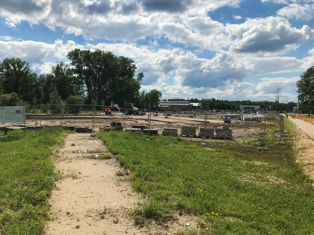 New Hanzas City teritorijas infrastruktūras izbūve - 2.kārta (Roberta Hirša iela) - Street - construction photos