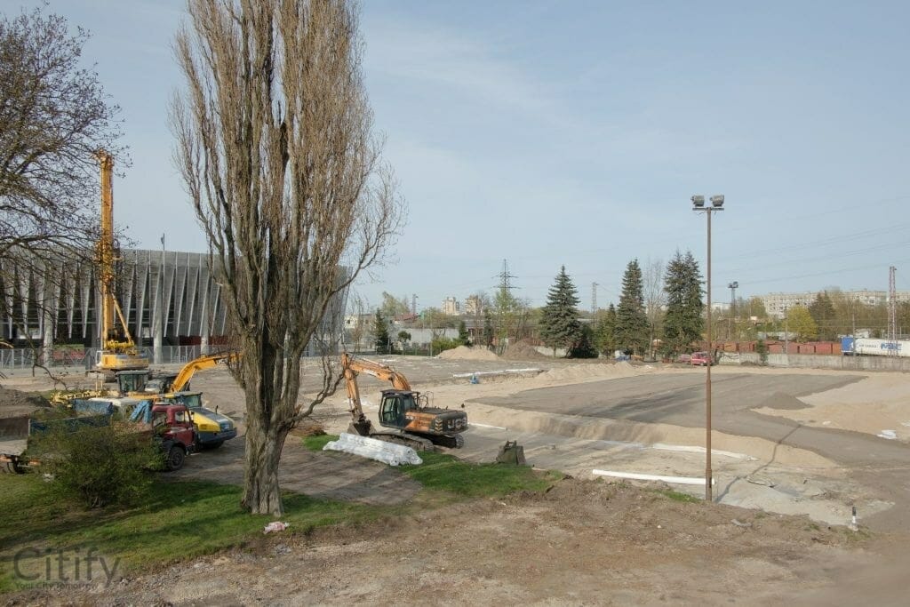 Ledus halle "Daugava" (Augšiela 1) - Spordikeskus - ehituse fotod