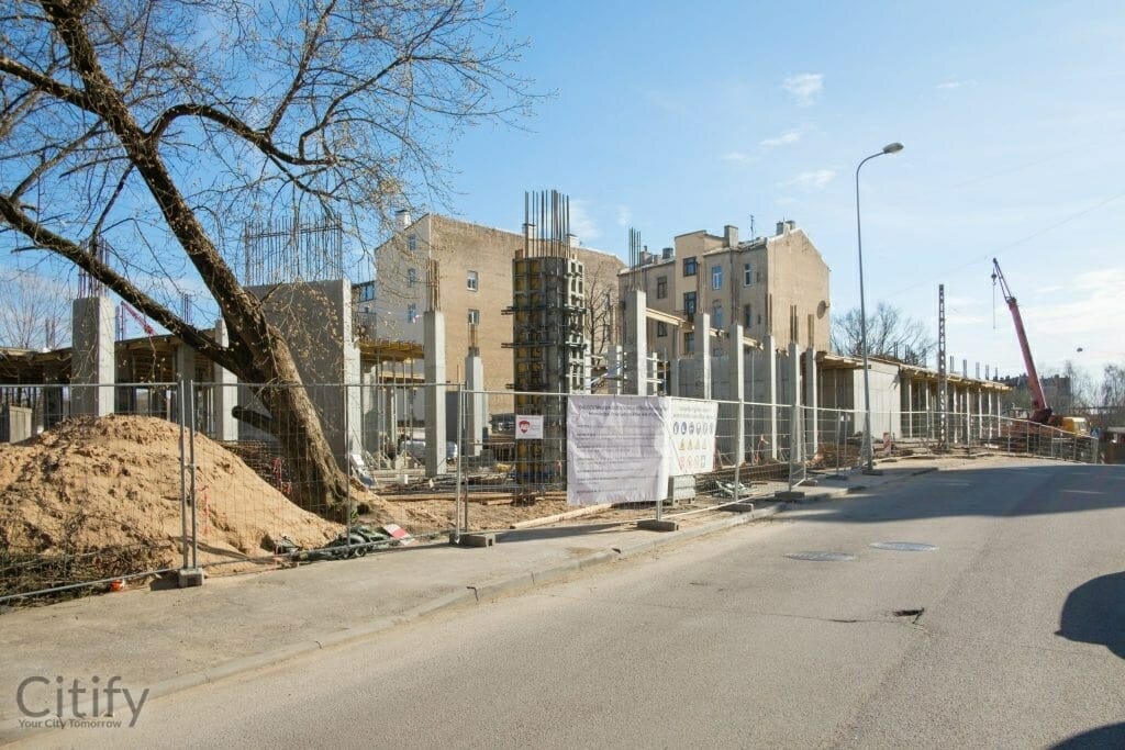 Firsa Sadovņikova iela 31 (Firsa Sadovņikova iela 31) - Daugiabutis - statybų nuotraukos