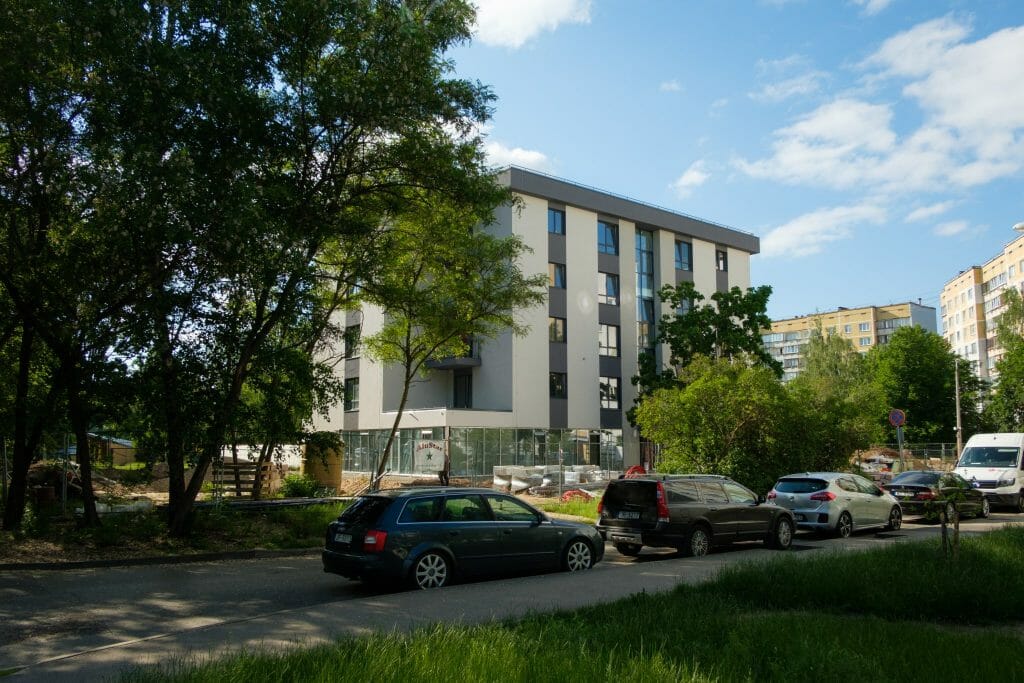 Tīnūžu iela 1A (Tīnūžu iela 1A) - Daudzdzīvokļu nams - būvdarbu attēli