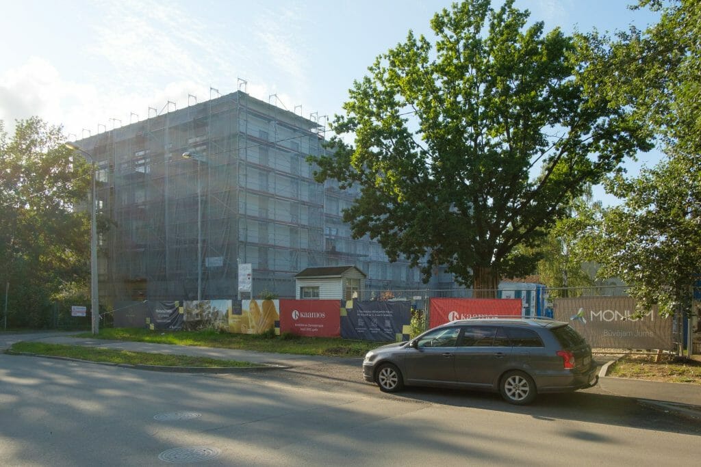 Divi Krasti (Ķengaraga iela 8A) - Multi apartment - construction photos