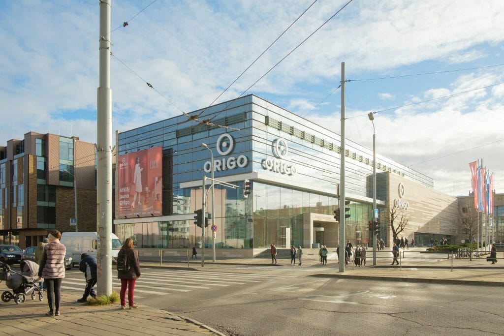 Origo ēkas "A" pārbūve (Stacijas laukums 4) - Prekybos centras - statybų nuotraukos