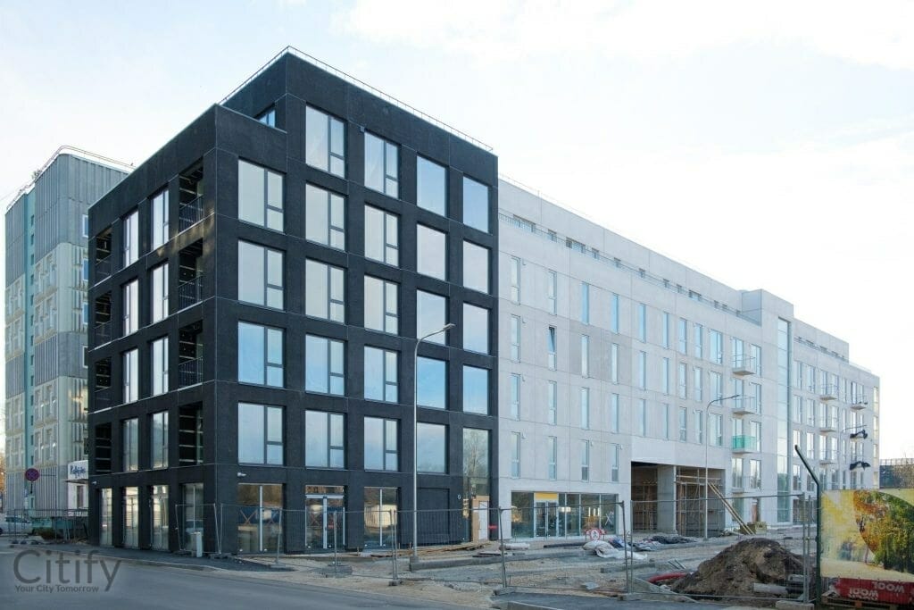 Viesturdārzs - 1. kārta (Rūpniecības iela 25) - Daugiabutis - statybų nuotraukos