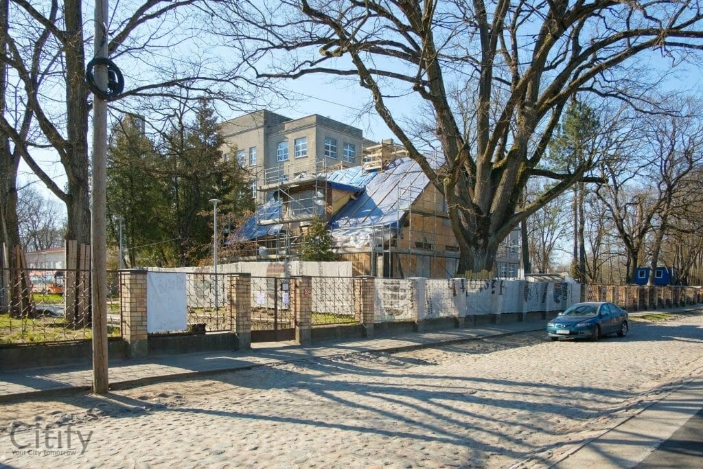 Rīgas Angļu ģimnāzijas piebūve (Zvārdes iela 1) - Primary and secondary education - construction photos