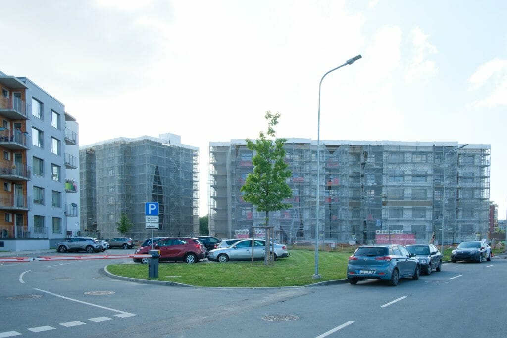 Trebū Home - 2. kārta (Kupriču iela 1B, 1G, 1E, 1F) - Daudzdzīvokļu nams - būvdarbu attēli