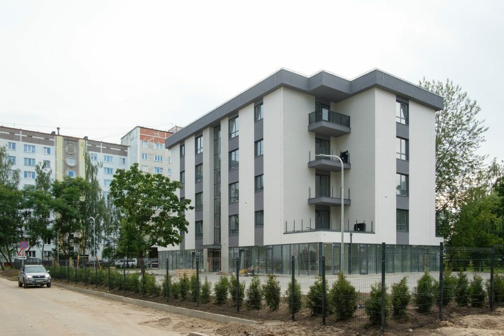 Tīnūžu iela 1A (Tīnūžu iela 1A) - Daudzdzīvokļu nams - būvdarbu attēli