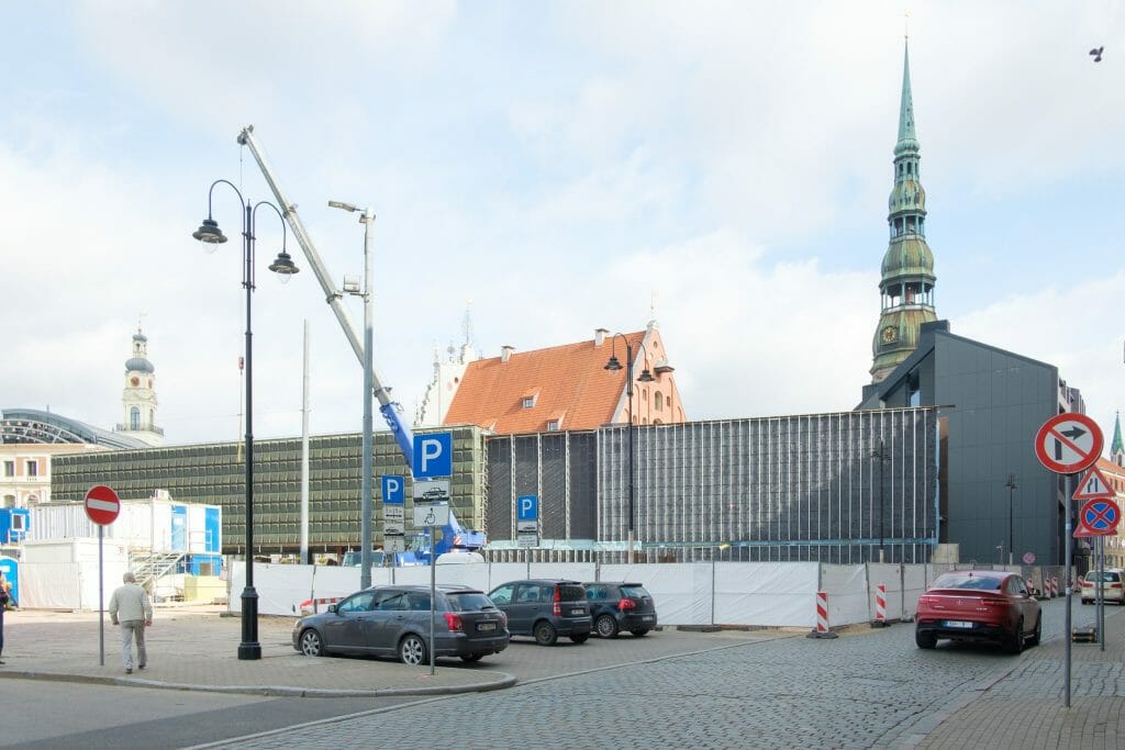 Padomju okupācijas piemiņas memoriāls "Vēstures taktīla" un Latviešu strēlnieku laukuma atjaunošana (Latviešu Strēlnieku laukums 1) - Laukums - būvdarbu attēli