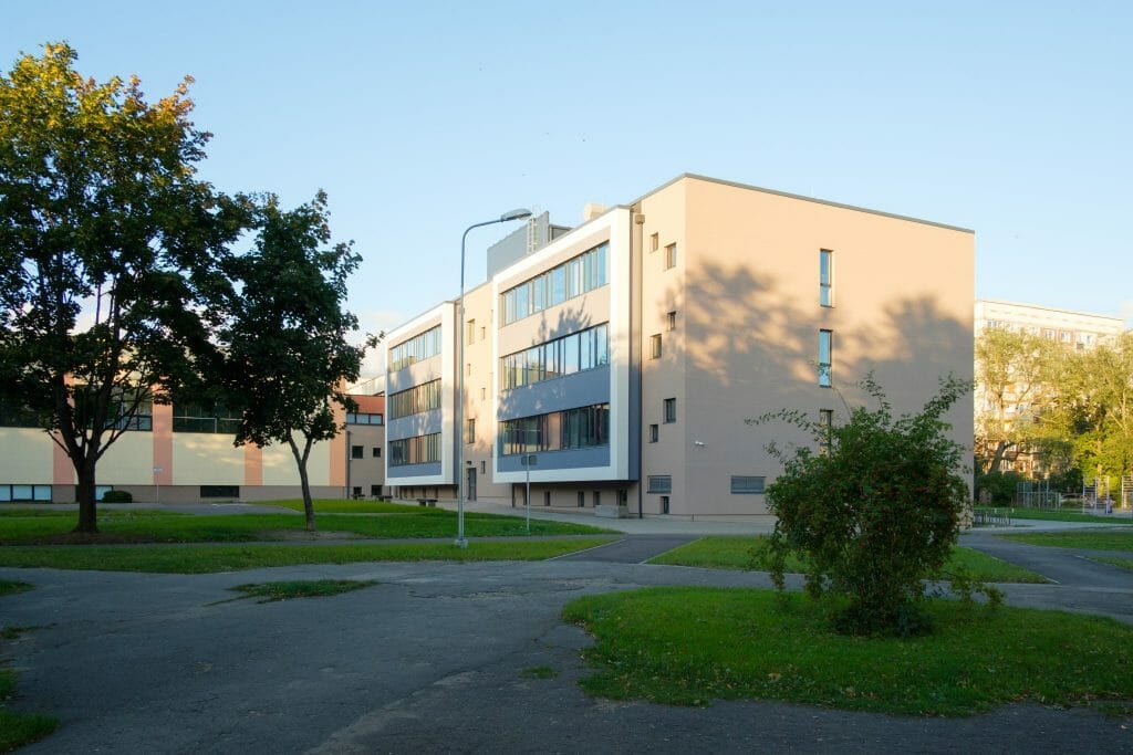 Zolitūdes ģimnāzijas laboratoriju korpuss (Ruses iela 22) - Primary and secondary education - construction photos