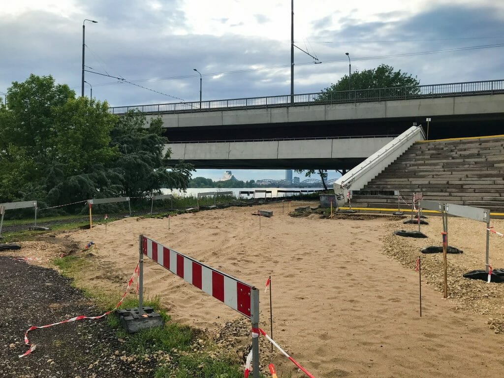 Krasta ielas gājēju un velosipēdu ceļš (Krasta iela) - Bike path - construction photos
