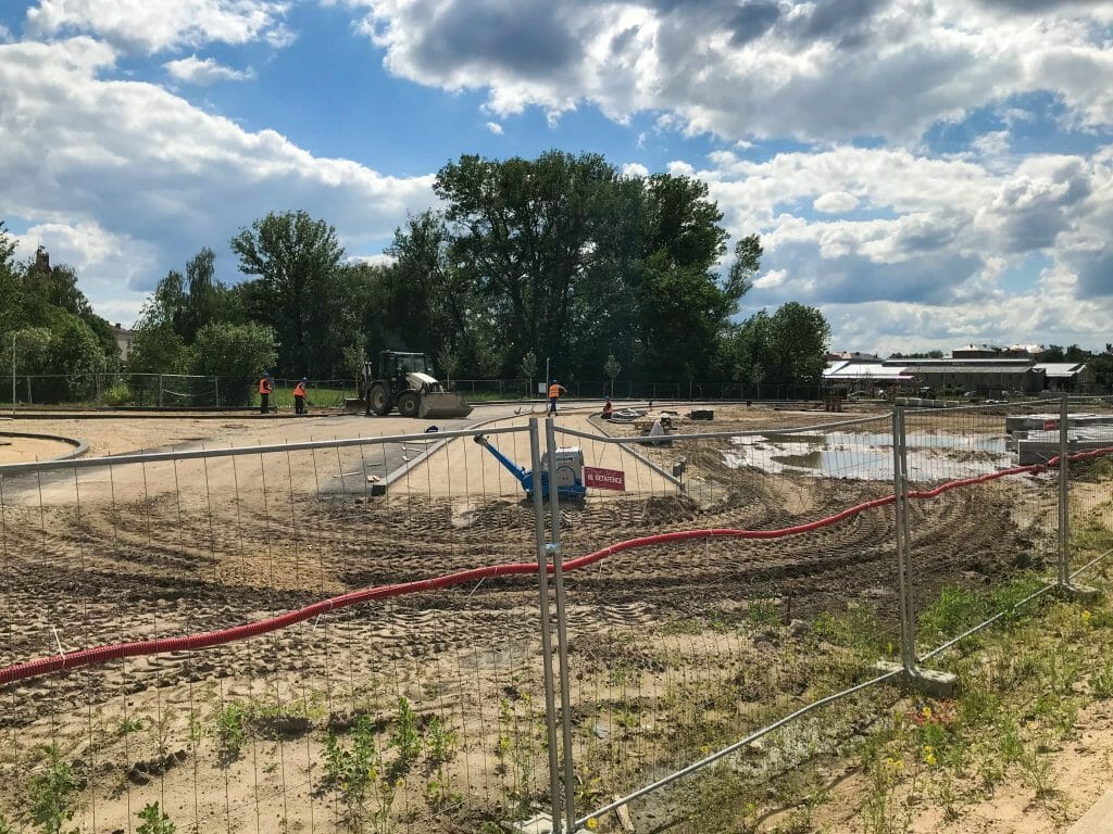 New Hanzas City teritorijas infrastruktūras izbūve - 2.kārta (Roberta Hirša iela) - Street - construction photos