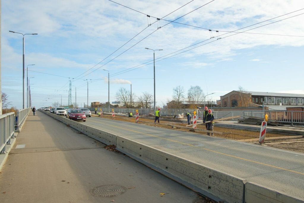 Augusta Deglava ielas pārvada pārbūve II kārta (Augusta Deglava iela) - Ceļš - būvdarbu attēli