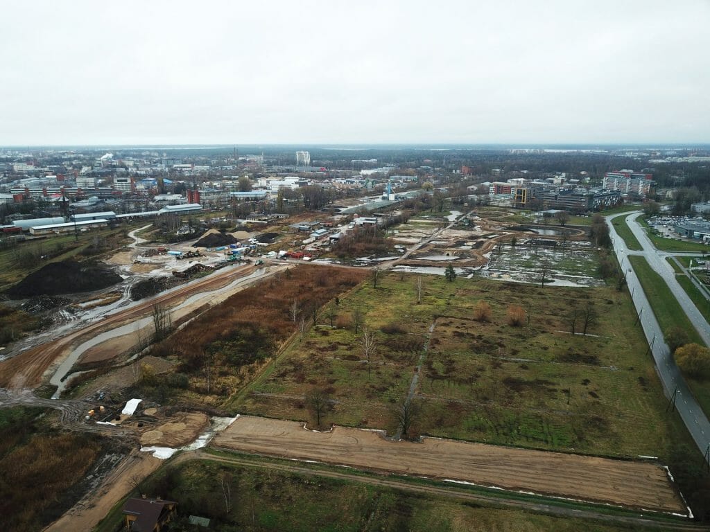 Skanstes teritorijas revitalizācija I kārta (Lapeņu iela) - Park - construction photos