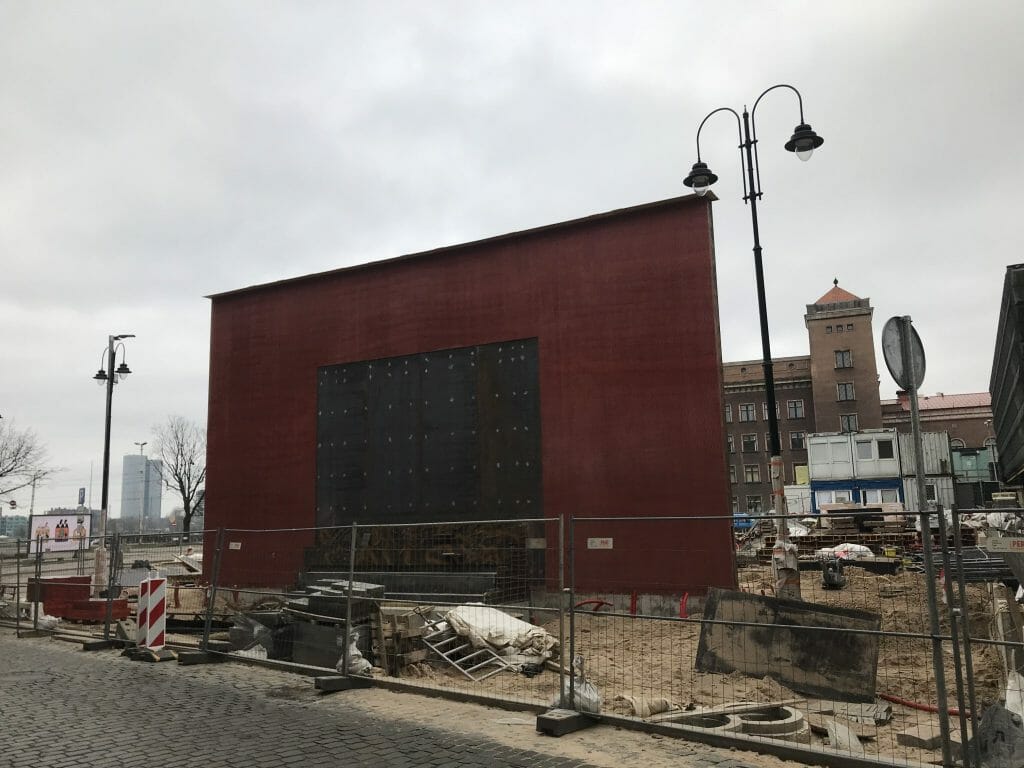 Padomju okupācijas piemiņas memoriāls "Vēstures taktīla" un Latviešu strēlnieku laukuma atjaunošana (Latviešu Strēlnieku laukums 1) - Laukums - būvdarbu attēli