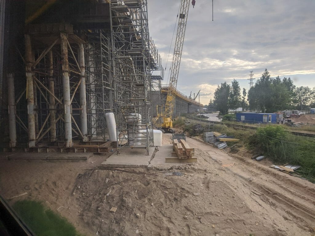 Satiksmes pārvads Rīga - Skulte (Viestura prospekts) - Road - construction photos