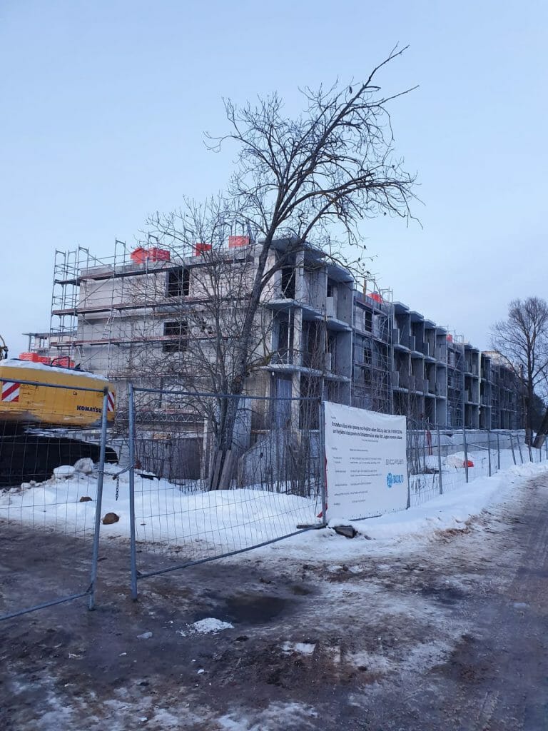 Ezerjugla (Murjāņu iela 151) - Multi apartment - construction photos