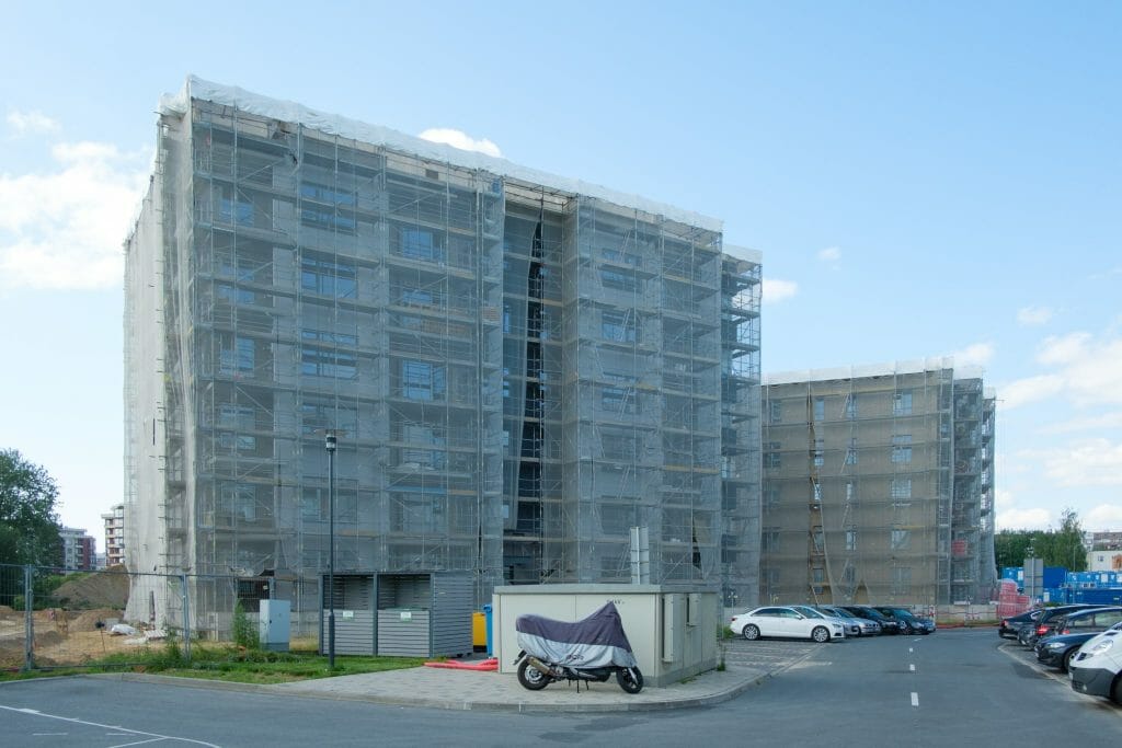 Trebū Home - 2. kārta (Kupriču iela 1B, 1G, 1E, 1F) - Daudzdzīvokļu nams - būvdarbu attēli