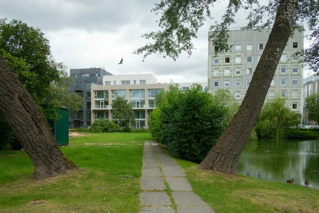 Viesturdārzs - 1. kārta (Rūpniecības iela 25) - Daugiabutis - statybų nuotraukos