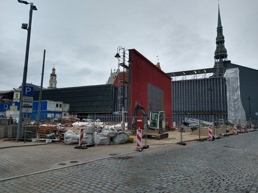 Padomju okupācijas piemiņas memoriāls "Vēstures taktīla" un Latviešu strēlnieku laukuma atjaunošana (Latviešu Strēlnieku laukums 1) - Laukums - būvdarbu attēli