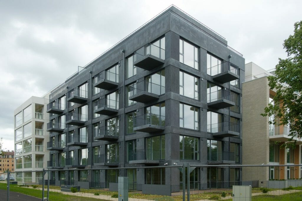 Viesturdārzs - 1. kārta (Rūpniecības iela 25) - Daugiabutis - statybų nuotraukos