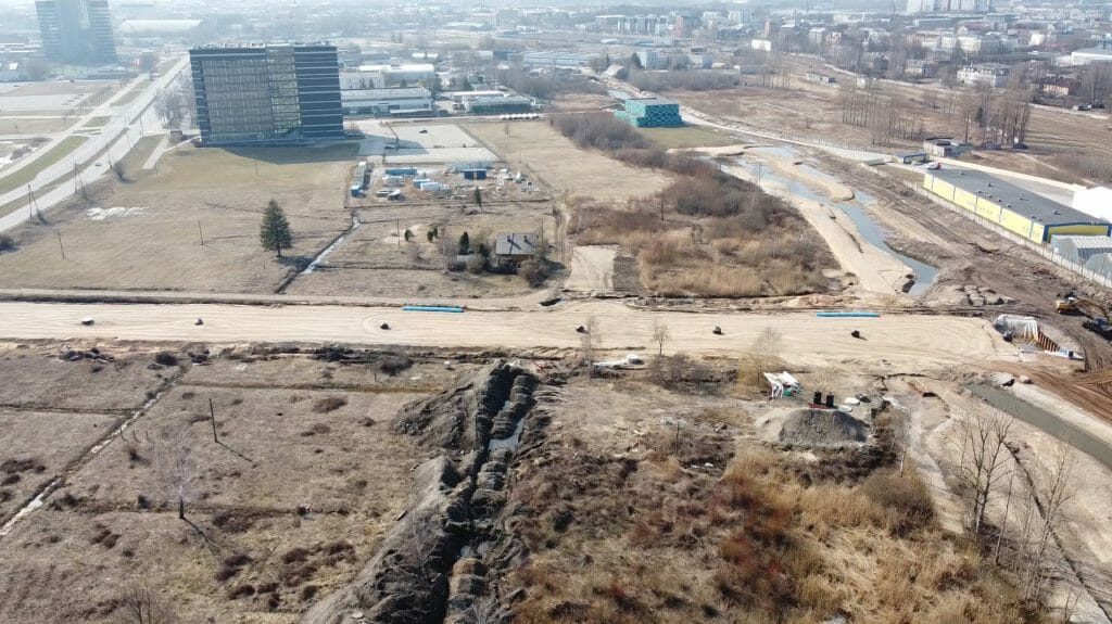 Skanstes teritorijas revitalizācija I kārta (Lapeņu iela) - Park - construction photos