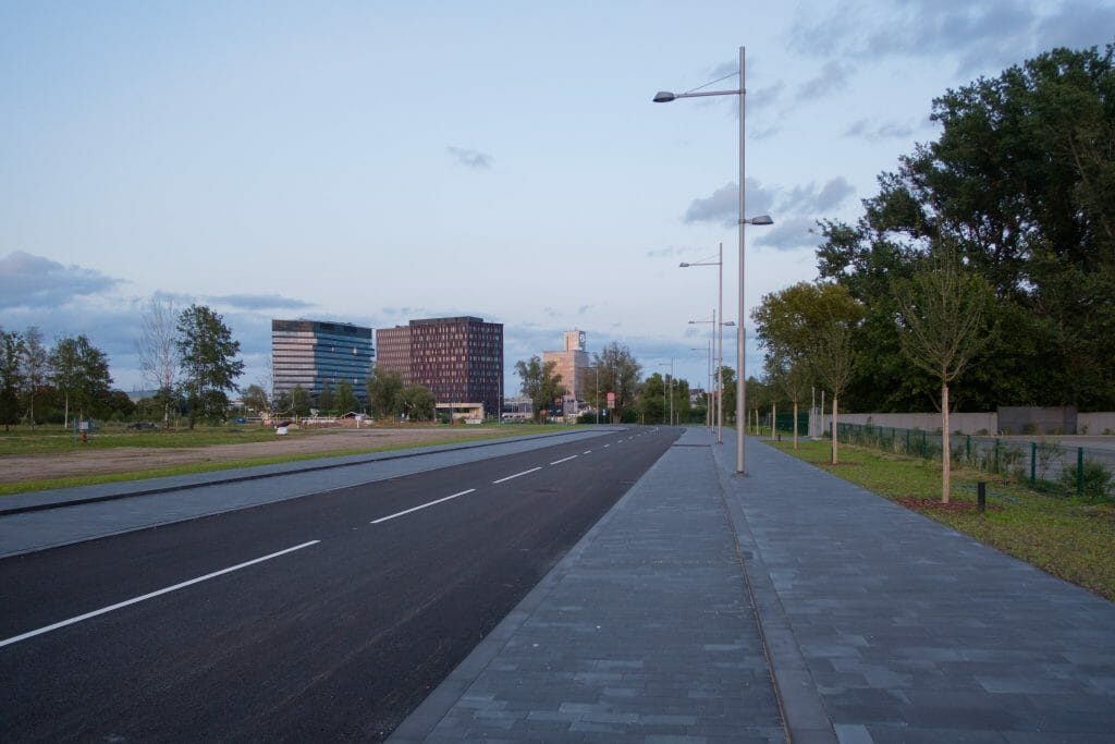 New Hanzas City teritorijas infrastruktūras izbūve - 2.kārta (Roberta Hirša iela) - Street - construction photos
