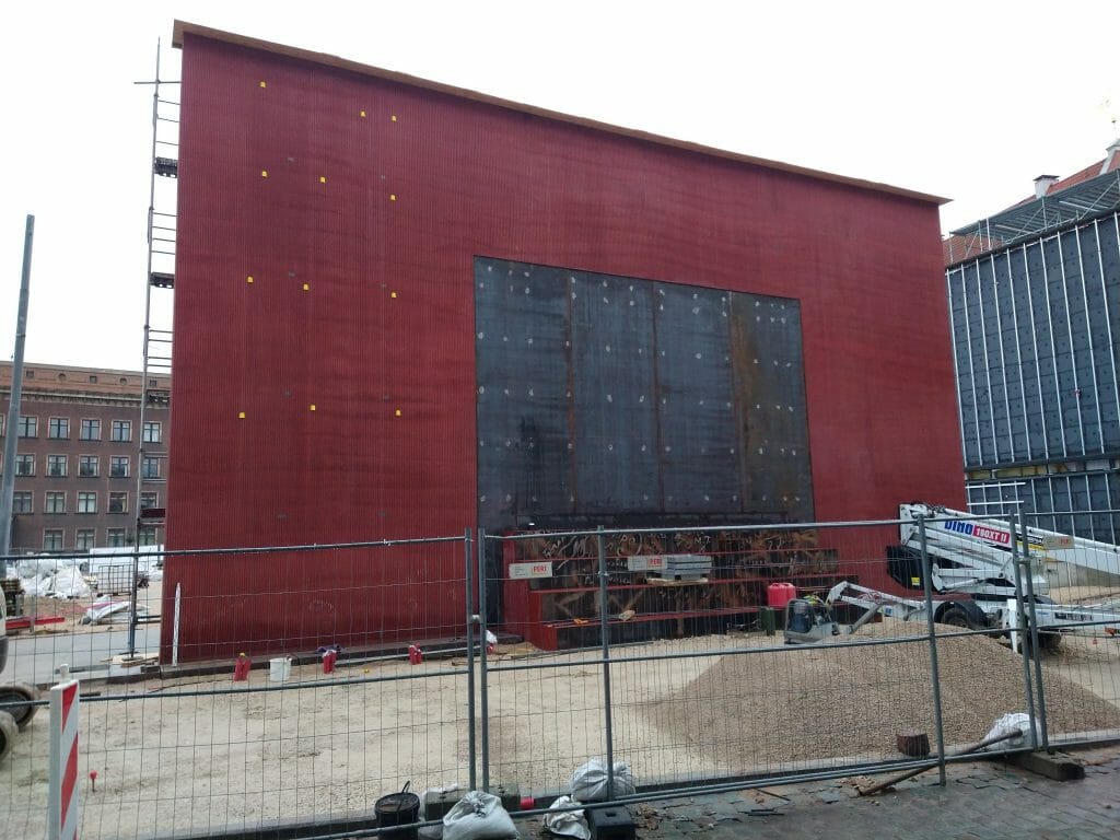 Padomju okupācijas piemiņas memoriāls "Vēstures taktīla" un Latviešu strēlnieku laukuma atjaunošana (Latviešu Strēlnieku laukums 1) - Laukums - būvdarbu attēli