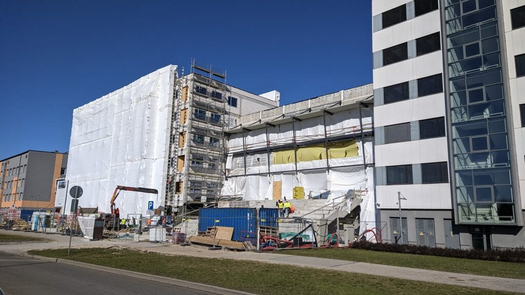 RTU Datorzinātnes un informācijas tehnoloģijas fakultāte (Zunda krastmala 10) - Primary and secondary education - construction photos