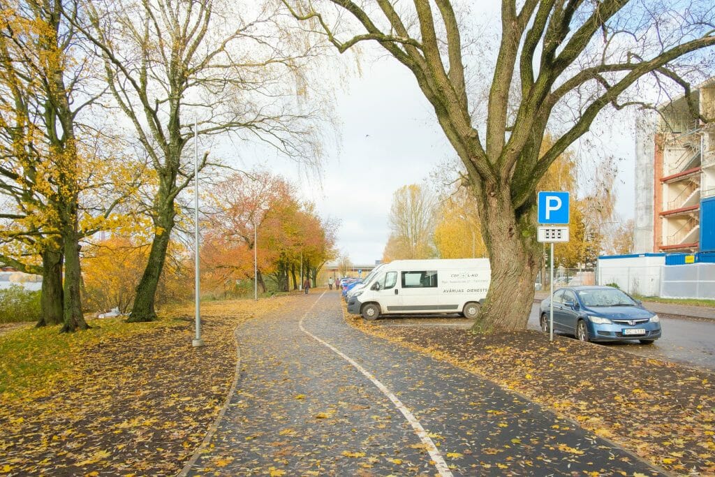 Austuves ielas veloceļa izbūve (Austuves iela) - Bike path - construction photos