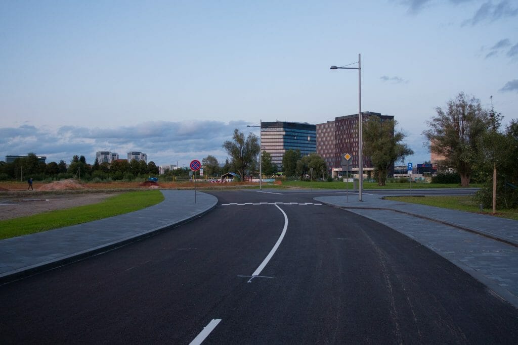 New Hanzas City teritorijas infrastruktūras izbūve - 2.kārta (Roberta Hirša iela) - Street - construction photos