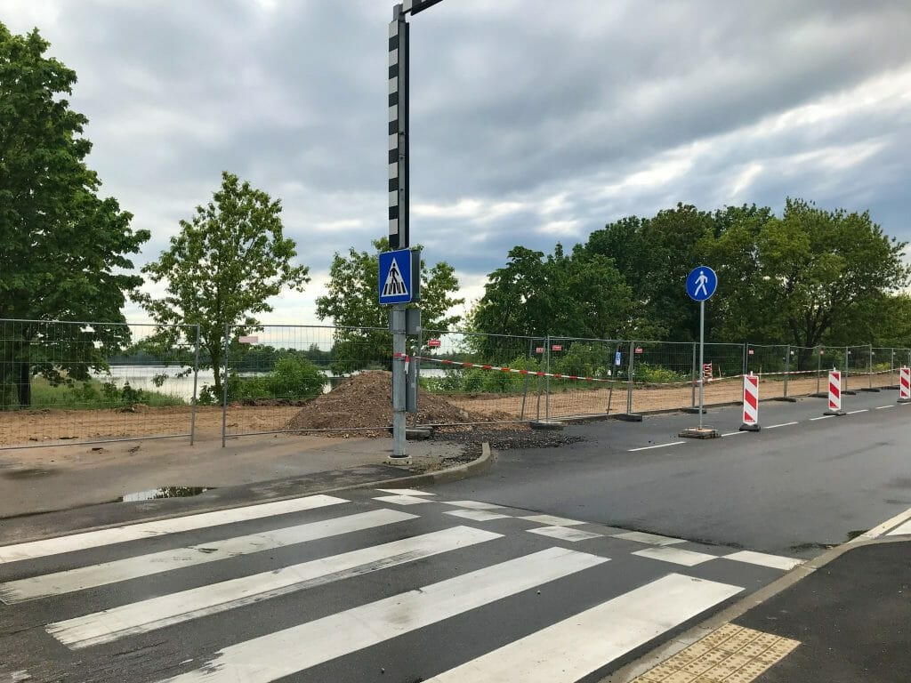 Krasta ielas gājēju un velosipēdu ceļš (Krasta iela) - Bike path - construction photos