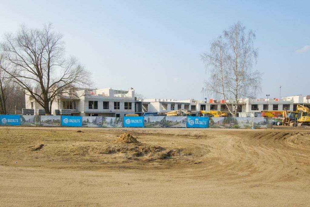 Strazdumuižas un Murjāņu ielas posma izbūve (Murjāņu iela, Strazdumuižas iela) - Tee - ehituse fotod