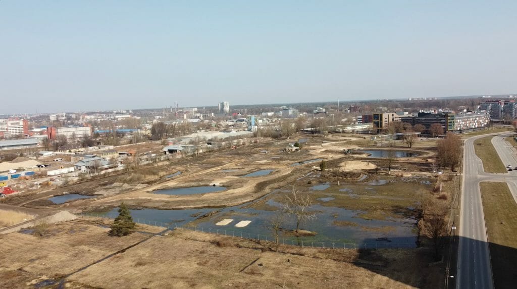 Skanstes teritorijas revitalizācija I kārta (Lapeņu iela) - Park - construction photos