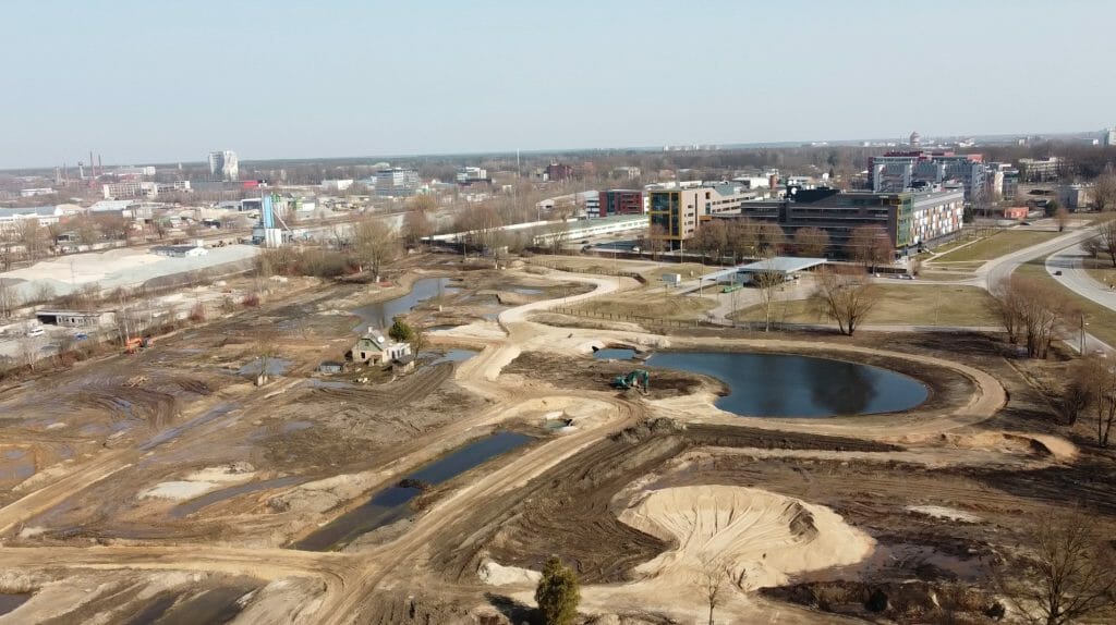 Skanstes teritorijas revitalizācija I kārta (Lapeņu iela) - Park - construction photos