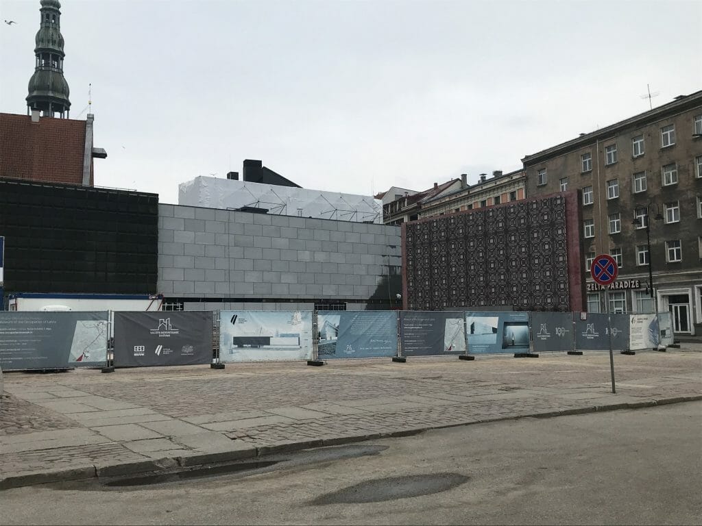 Padomju okupācijas piemiņas memoriāls "Vēstures taktīla" un Latviešu strēlnieku laukuma atjaunošana (Latviešu Strēlnieku laukums 1) - Laukums - būvdarbu attēli