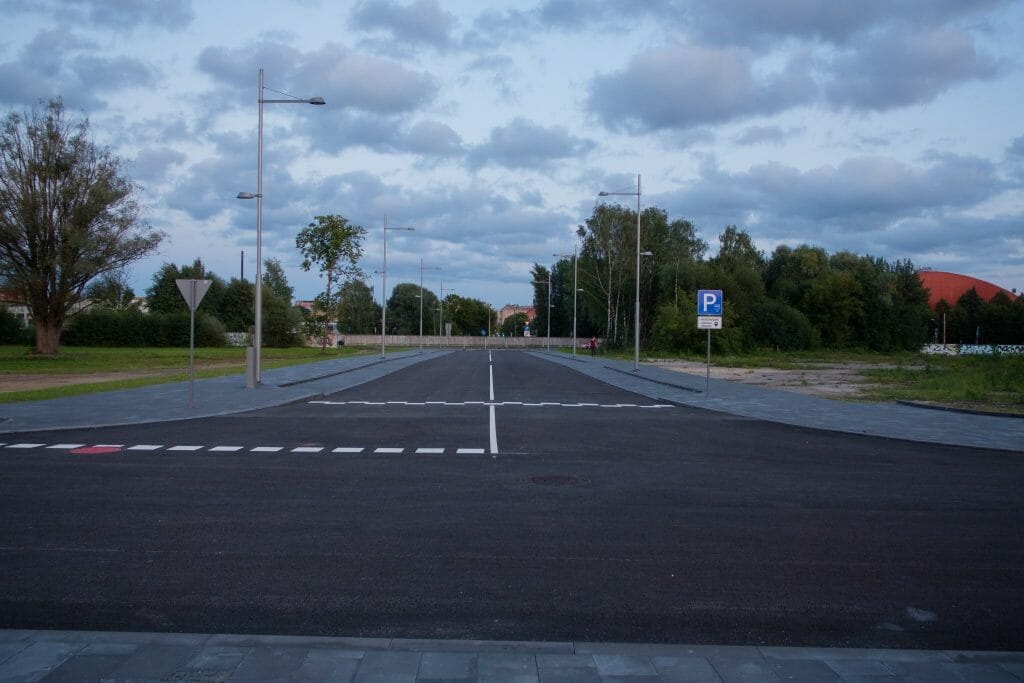 New Hanzas City teritorijas infrastruktūras izbūve - 2.kārta (Roberta Hirša iela) - Street - construction photos