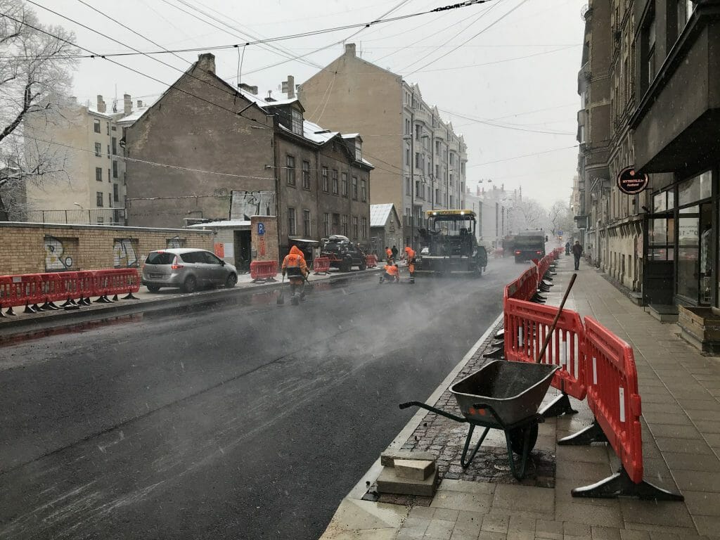 Bruņinieku ielas seguma atjaunošana (Bruņinieku iela) - Road - construction photos