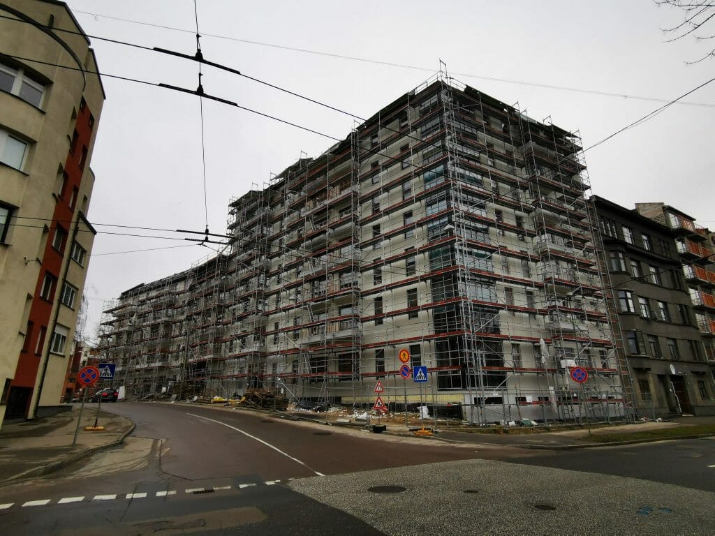 Firsa Sadovņikova iela 31 (Firsa Sadovņikova iela 31) - Daugiabutis - statybų nuotraukos