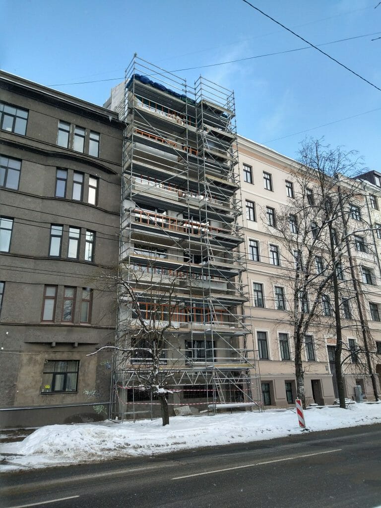 Firsa Sadovņikova iela 31 (Firsa Sadovņikova iela 31) - Daugiabutis - statybų nuotraukos