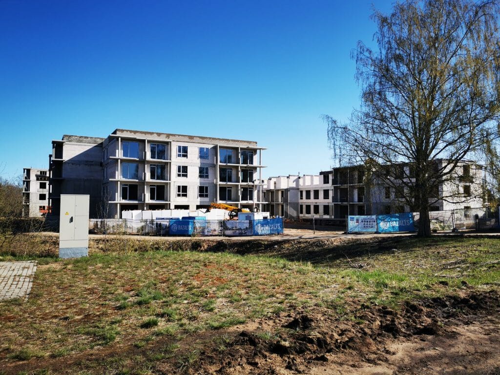 Ezerjugla (Murjāņu iela 151) - Multi apartment - construction photos