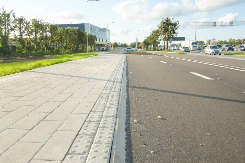 Krasta ielas gājēju un velosipēdu ceļš (Krasta iela) - Bike path - construction photos