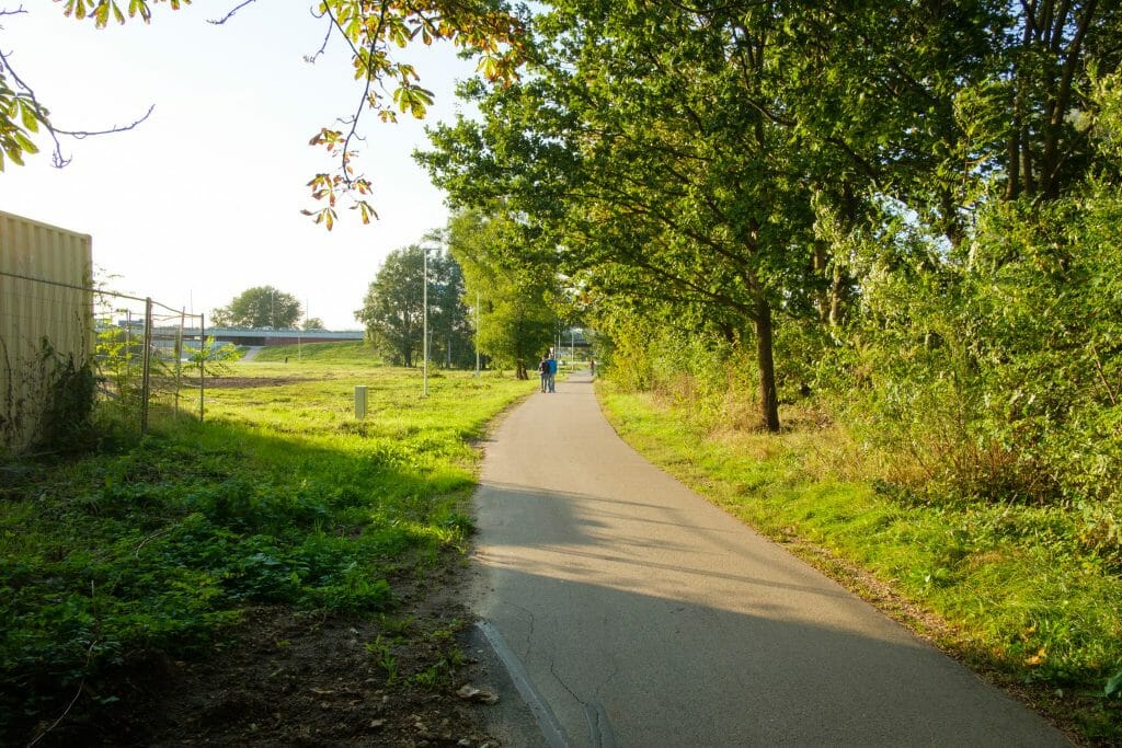 Krasta ielas gājēju un velosipēdu ceļš (Krasta iela) - Bike path - construction photos
