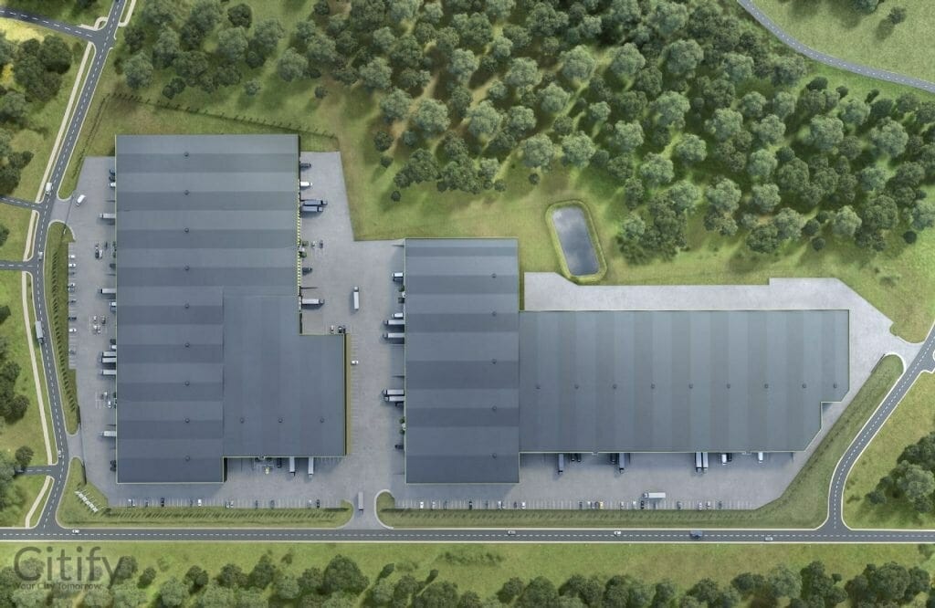 Green Park I kārta (Dzirnieku iela 24) - Warehouse / Distribution center - visualization